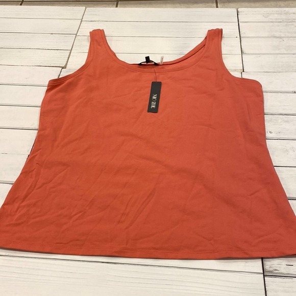 NWT NIC+ZOE Perfect Tank Orange XL - Picture 2 of 8